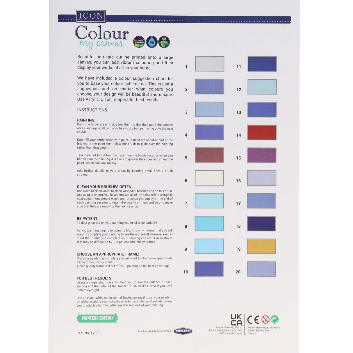 Icon Paint By Numbers Canvas - 300x250mm - Whale & Girl