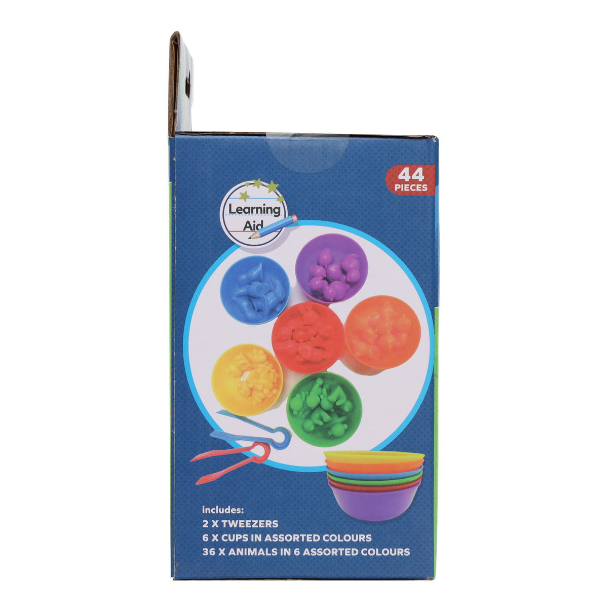 Clever Kidz Sorting Game Rainbow Animals - 44 Pieces