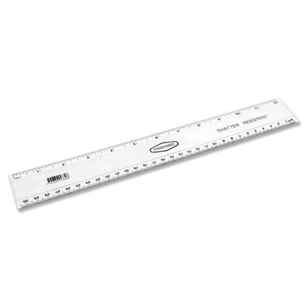 Student Solutions 30cm Shatterproof Ruler