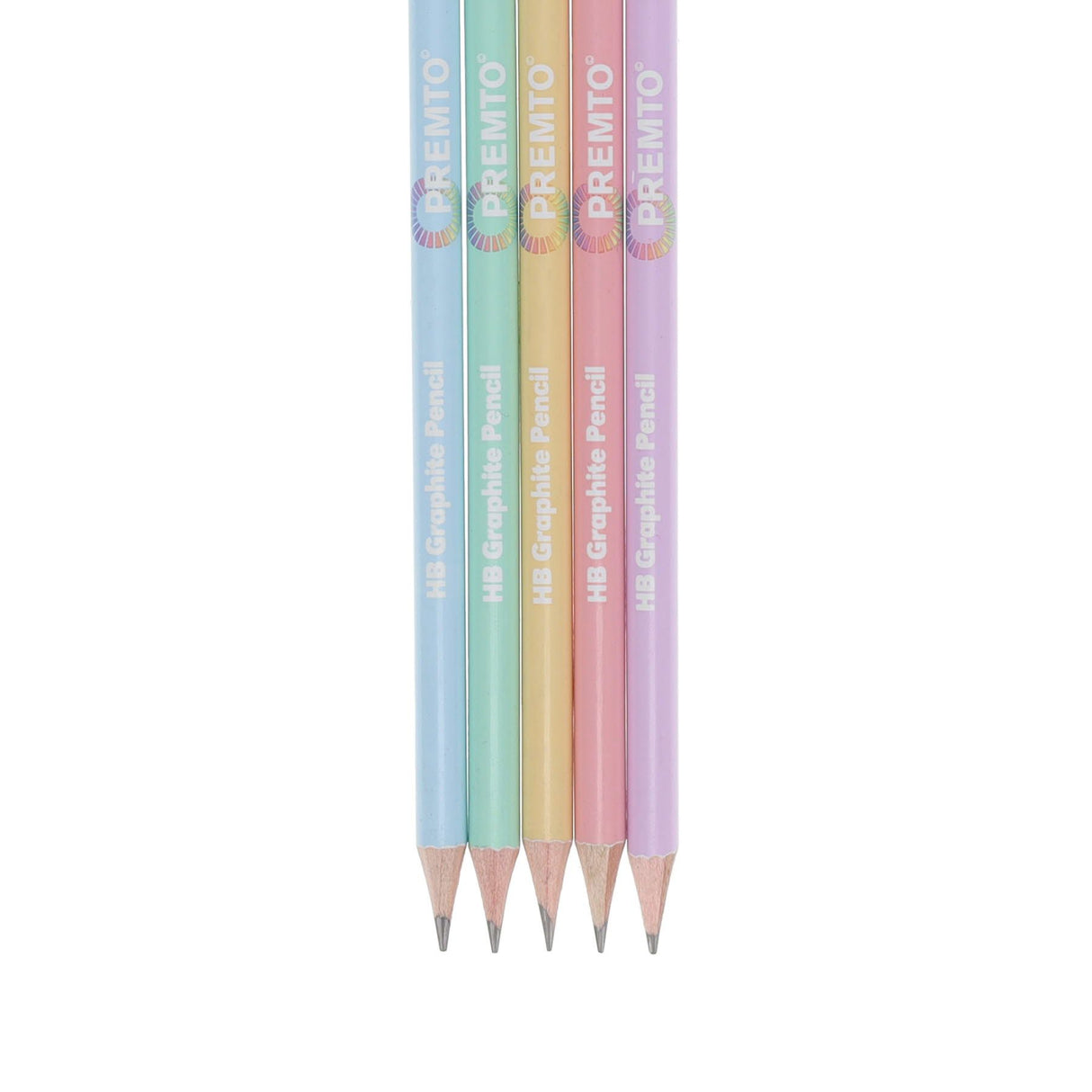 Premto Pastel HB Pencils With Eraser - Tub of 100