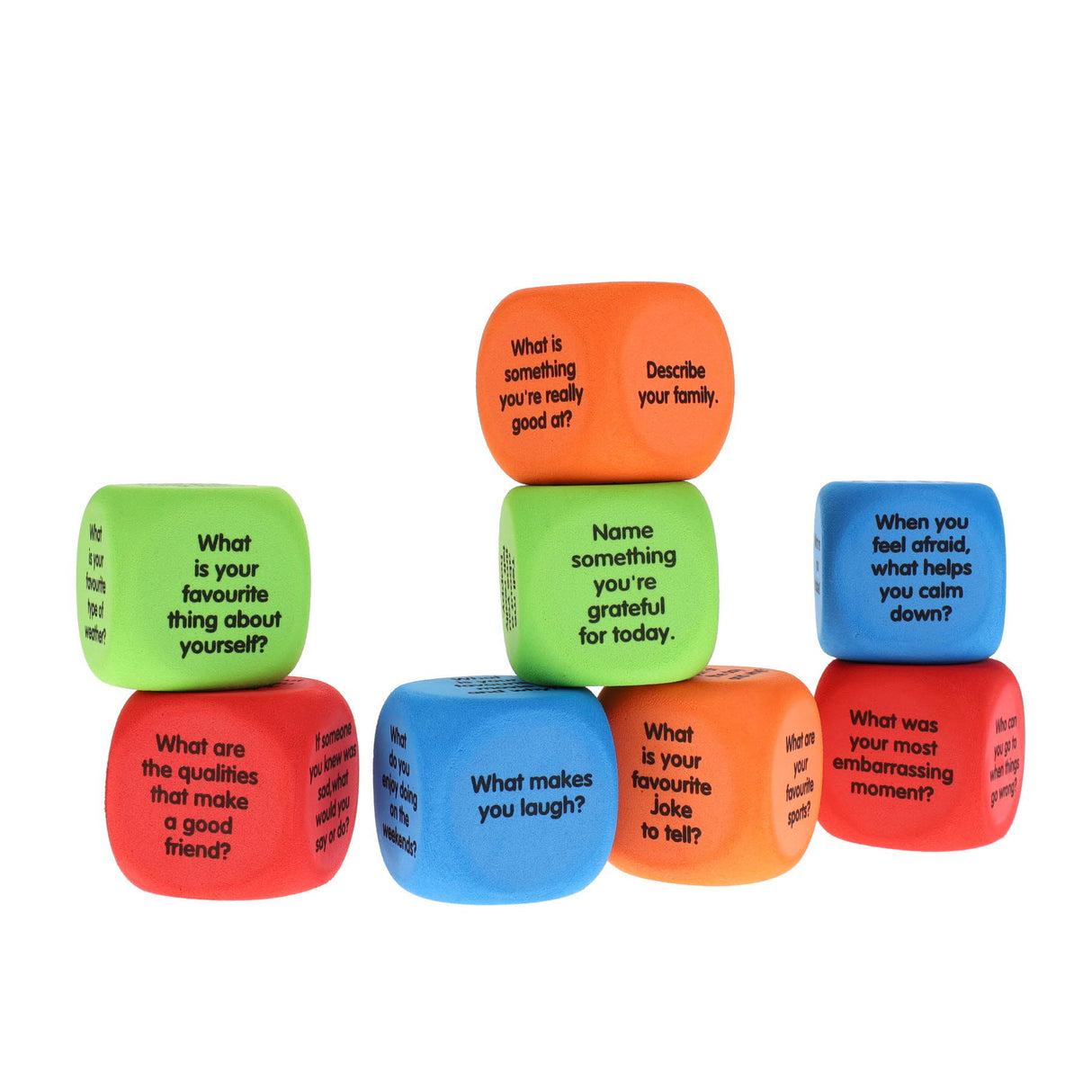Play & Learn Chatty Dice - Pack of 8