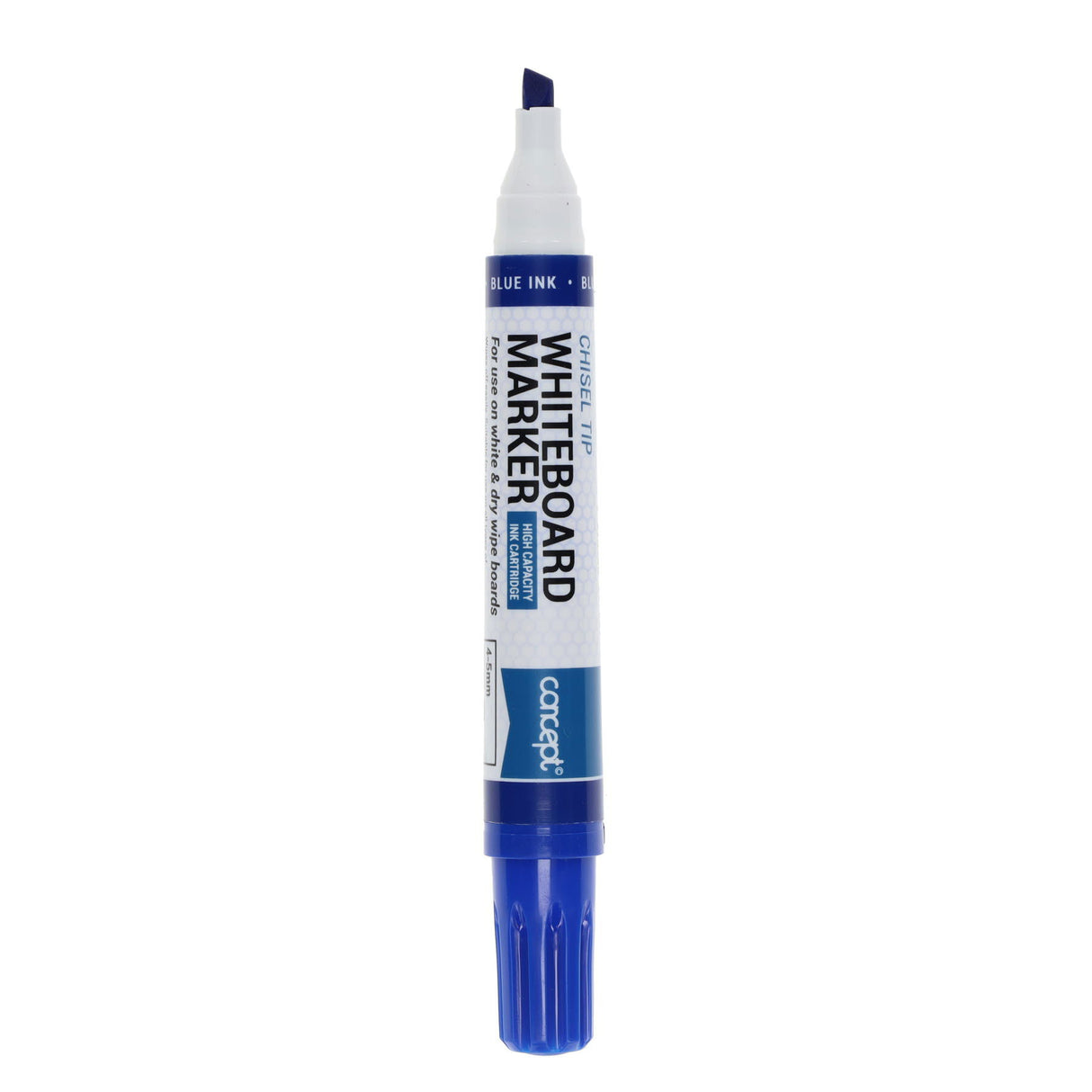 Concept Whiteboard Chisel Tip Marker - Blue - Box of 12