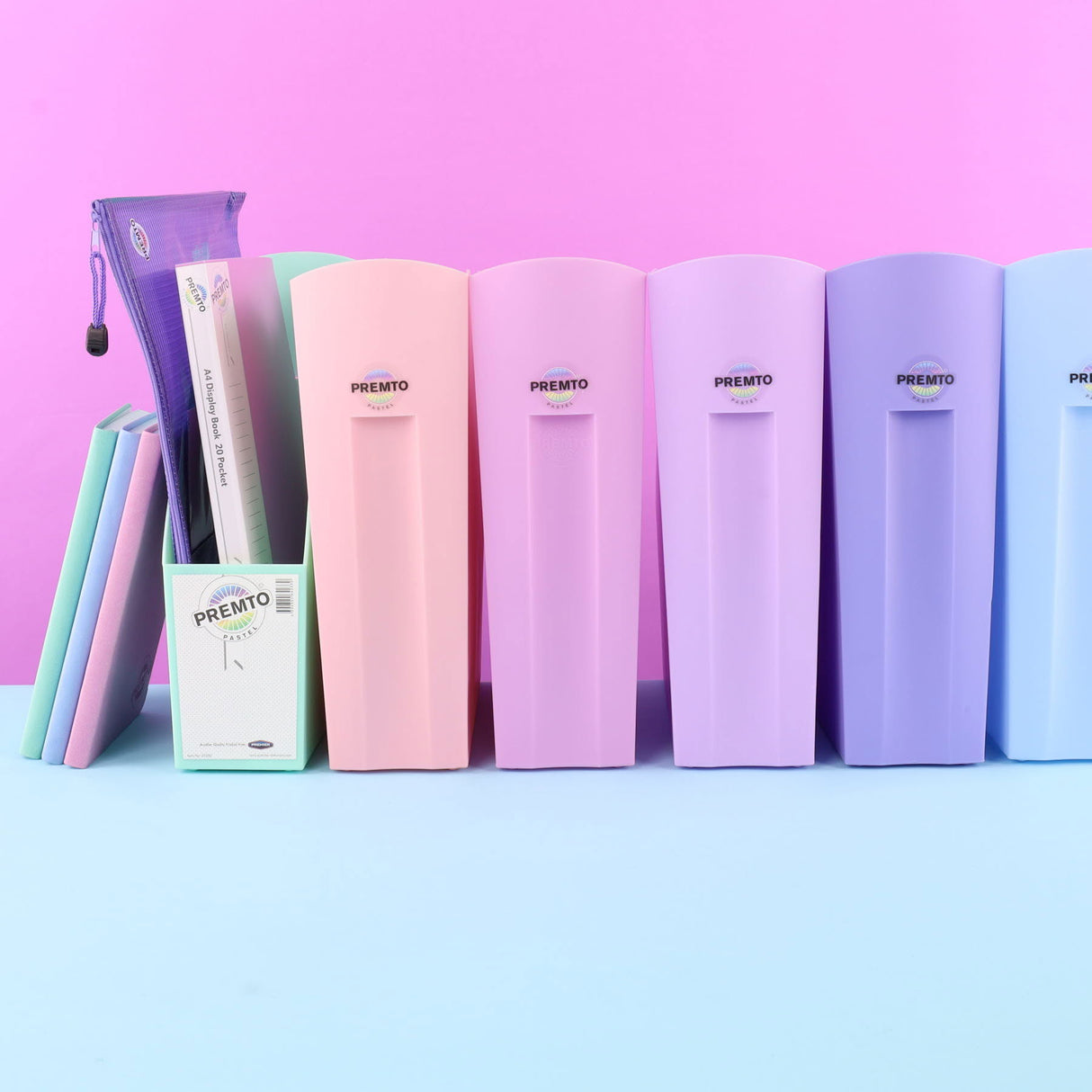 Premto Magazine Organiser Pastel - Pink Sherbet