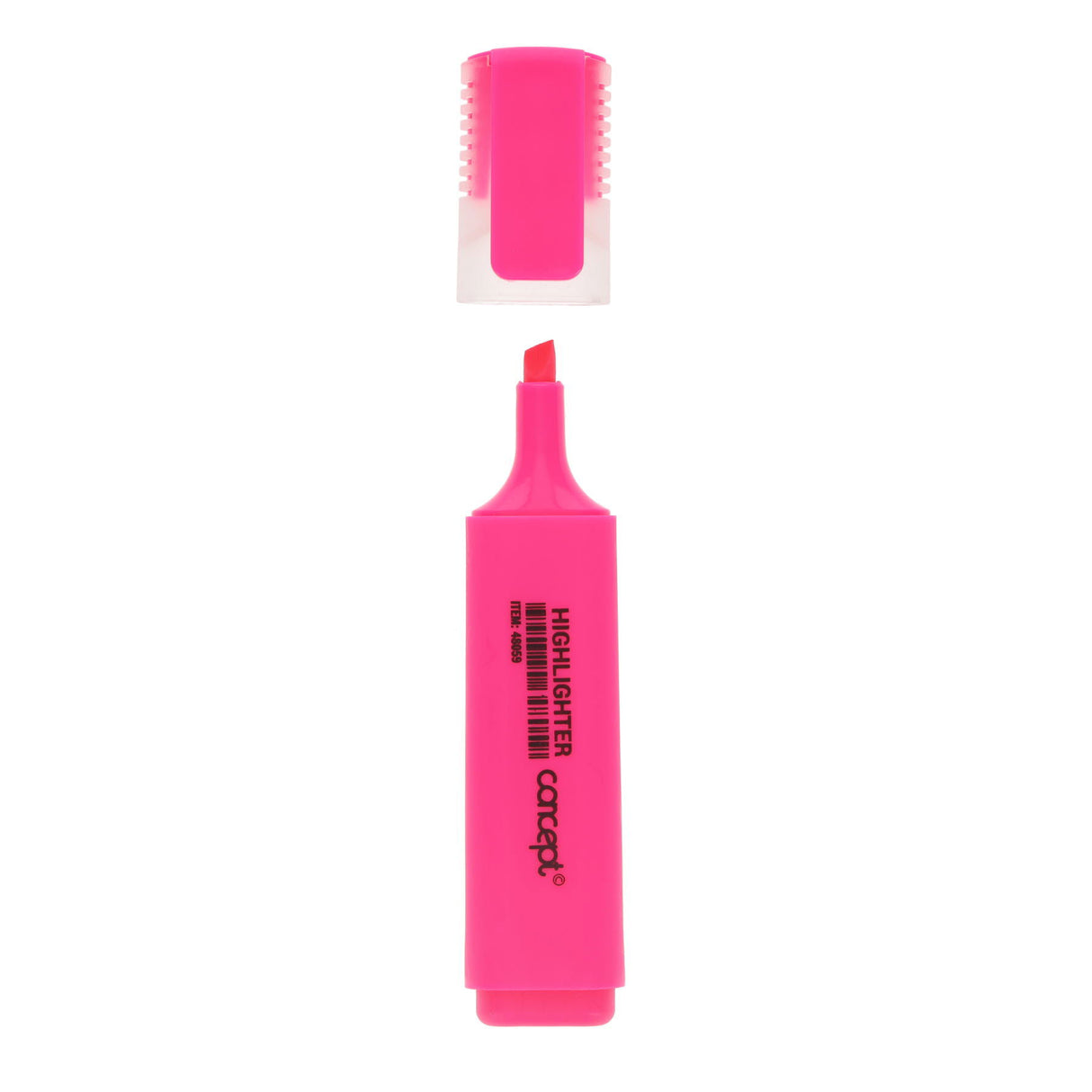 Concept Fluorescent Highlighter - Pink - Box of 10