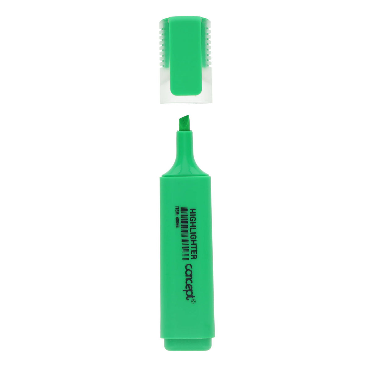 Concept Fluorescent Highlighter - Green - Box of 10