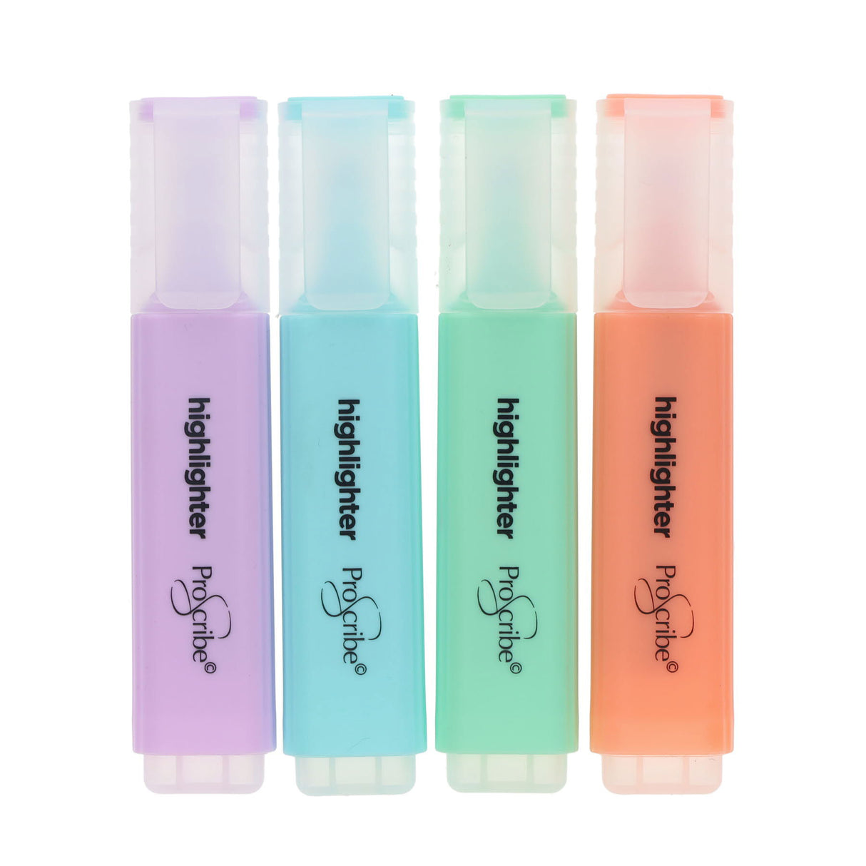 Pro:Scribe Pastel Highlighters - Pack of 4