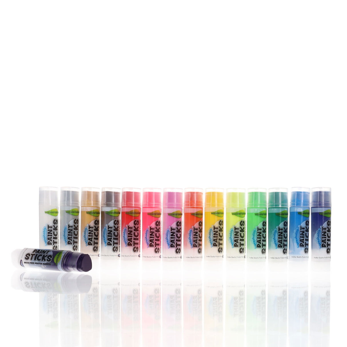 World of Colour Washable Poster Paint Sticks - Brights - 5g - Pack of 15