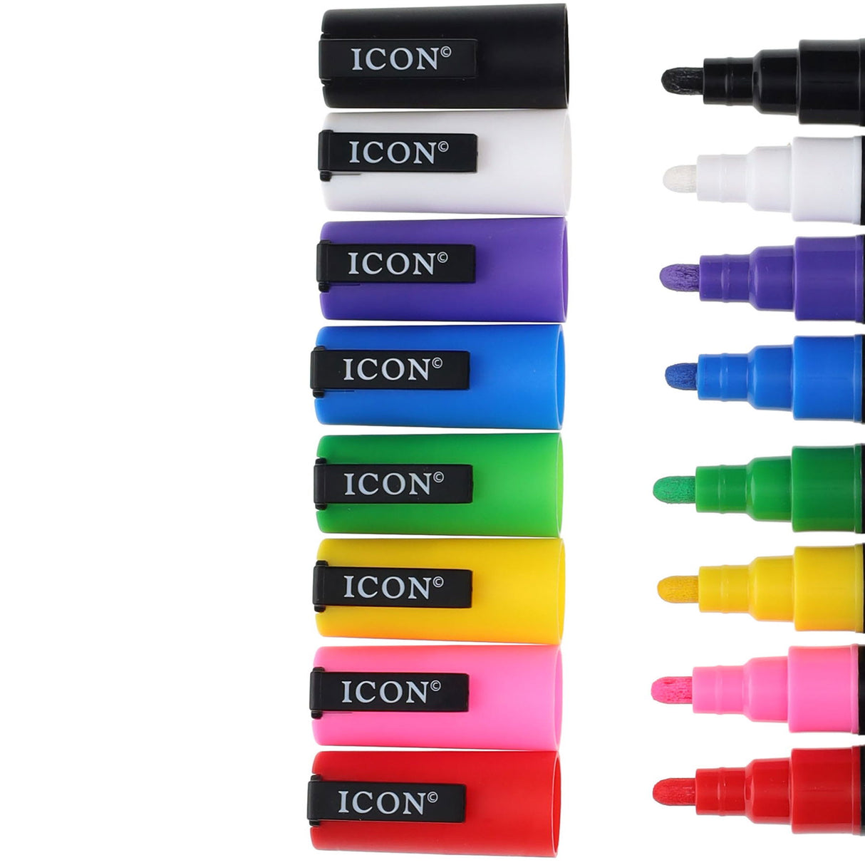 Icon Acrylic Paint Pens - Pack of 8