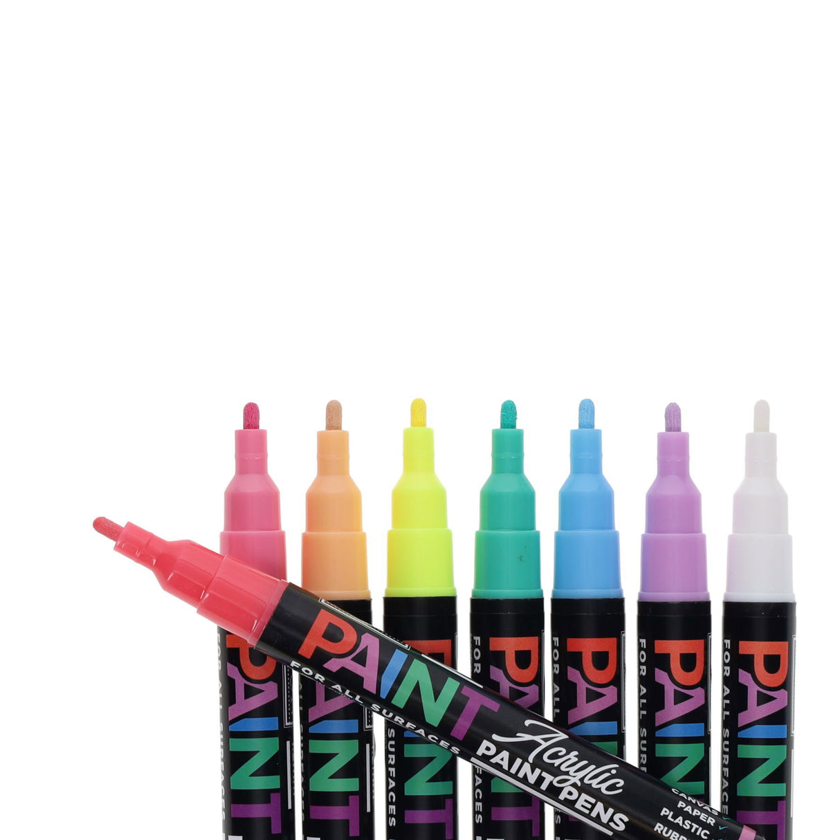 Icon Acrylic Paint Pens - Pastel - Pack of 8