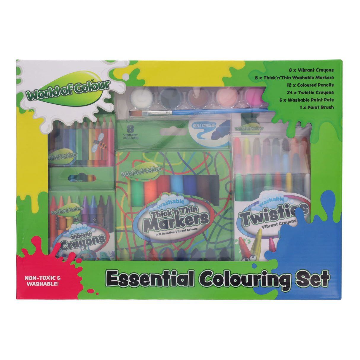 World of Colour Essential Colouring Set
