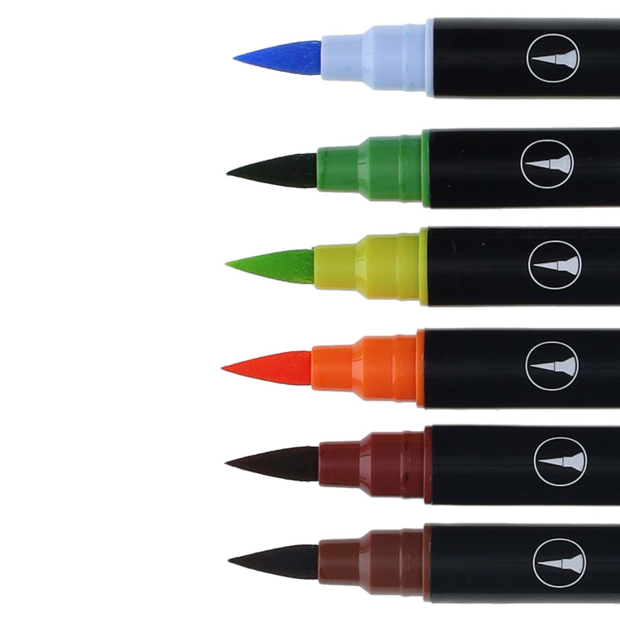 Icon Quick Drying Art Markers - Nature - Pack of 6