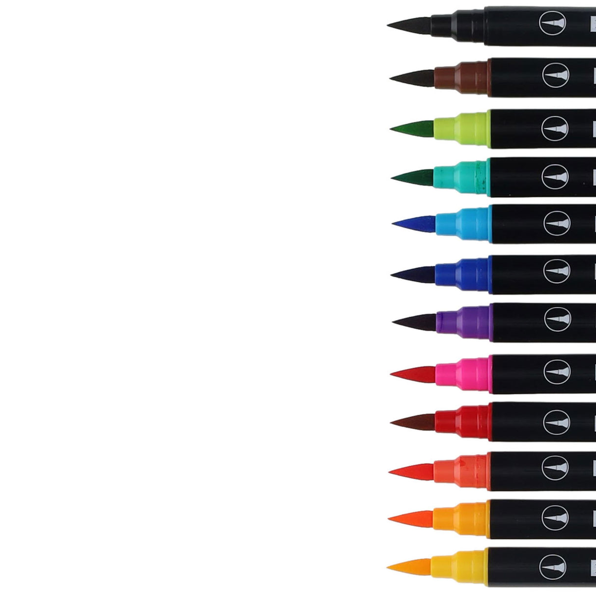 Icon Quick Drying Art Markers - Spectrum - Pack of 12