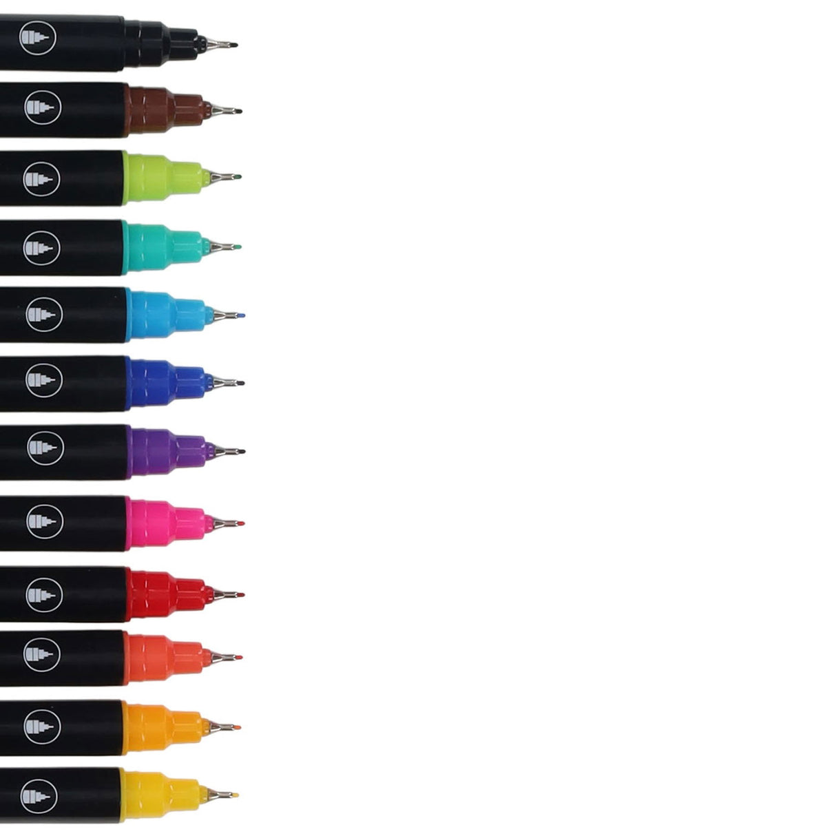 Icon Quick Drying Art Markers - Spectrum - Pack of 12
