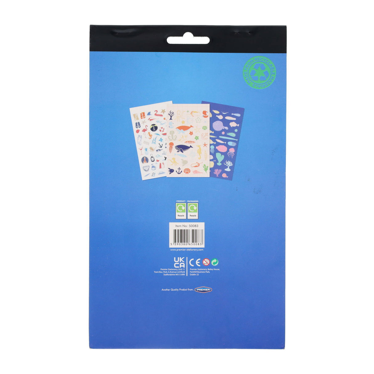Crafty Bitz 200+ Assorted Sticker Pad - Under the Sea