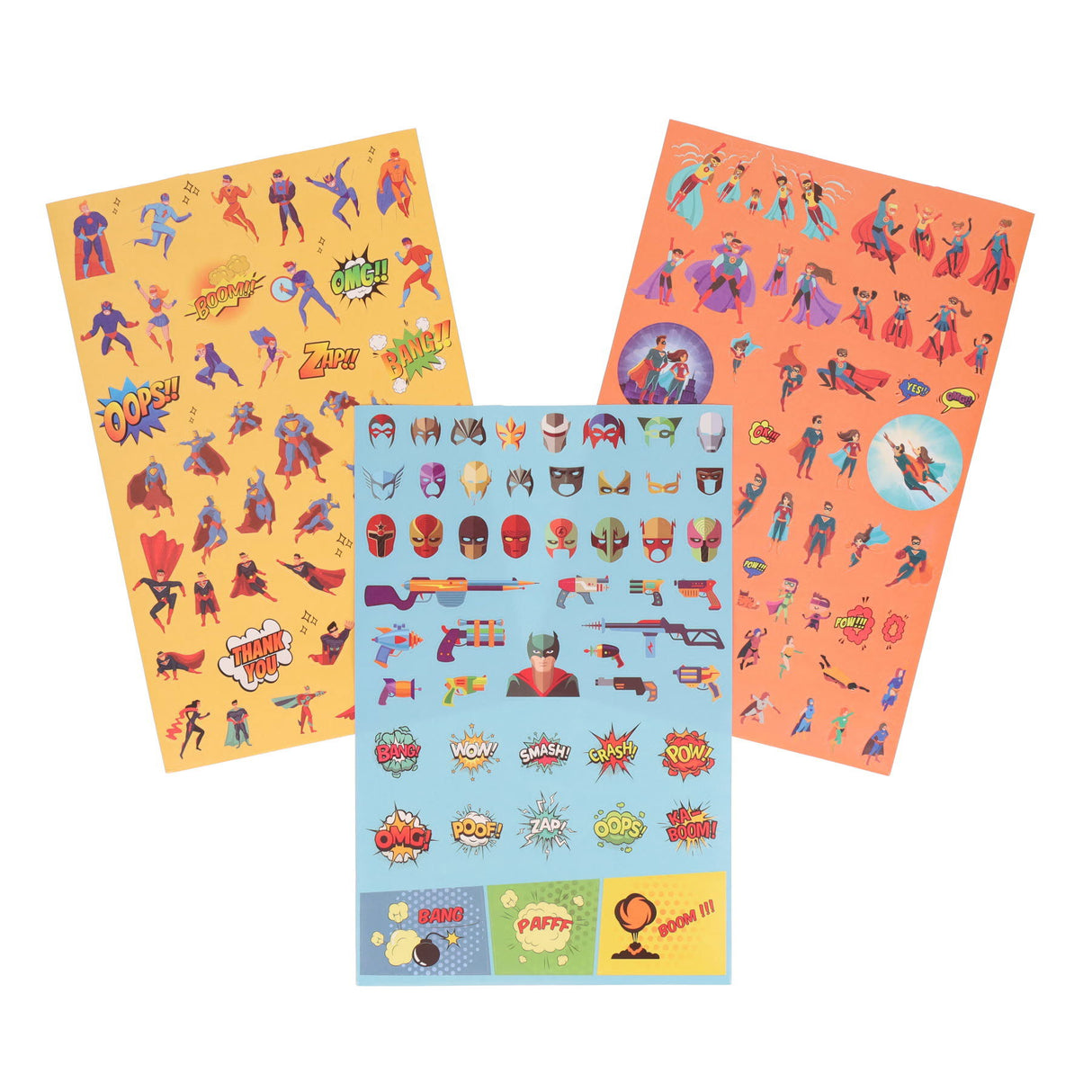 Crafty Bitz 200+ Assorted Sticker Pad - Super Heroes
