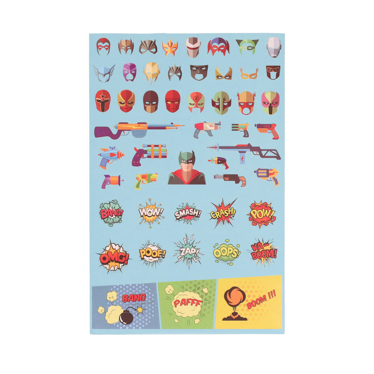 Crafty Bitz 200+ Assorted Sticker Pad - Super Heroes