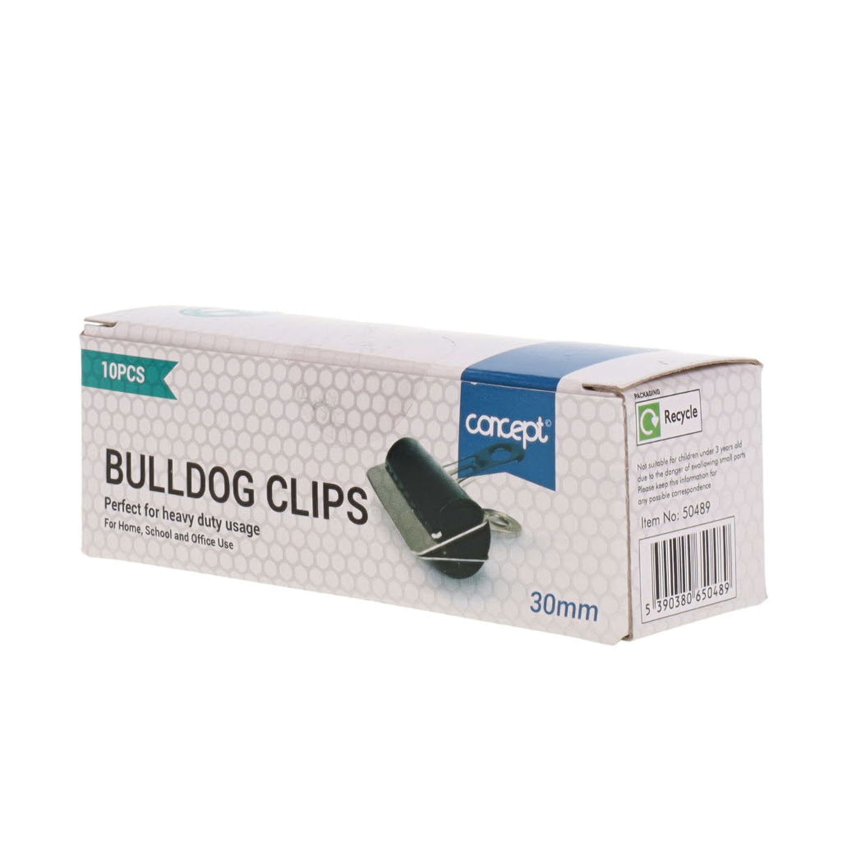 Concept Bulldog Clips - 30mm - Pack of 10