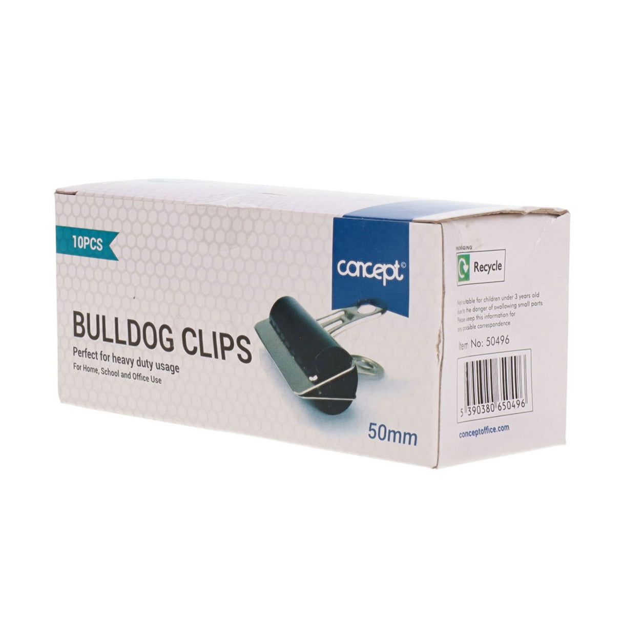Concept Bulldog Clips - 50mm - Pack of 10