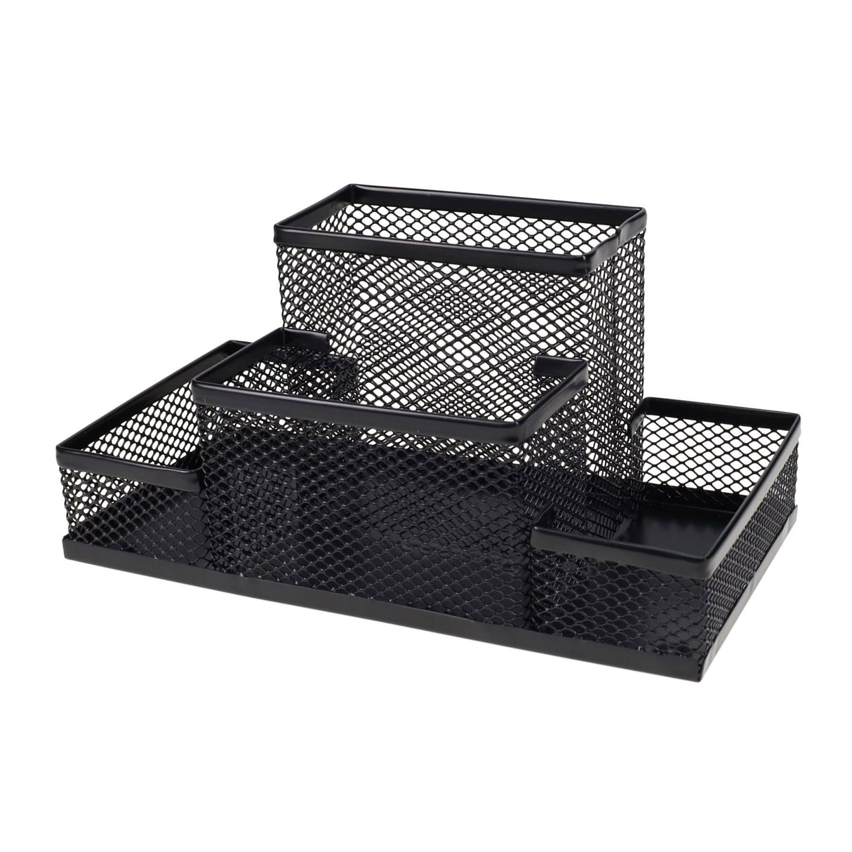 Concept Multifunctional Metal Desk Tidy - Black