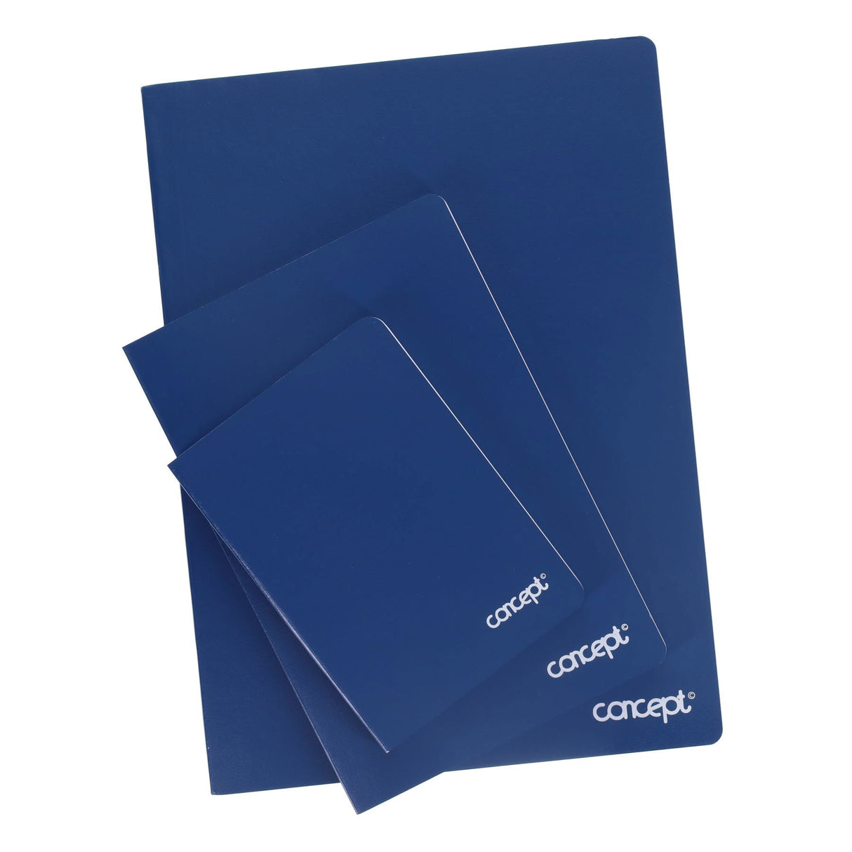 Concept A6 Soft Cover Notebook - 192 Pages - Blue