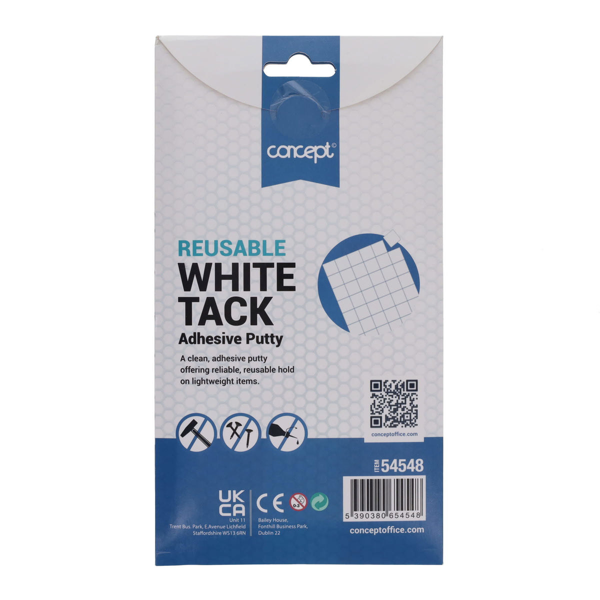 Concept Reusable White Tack - 140g
