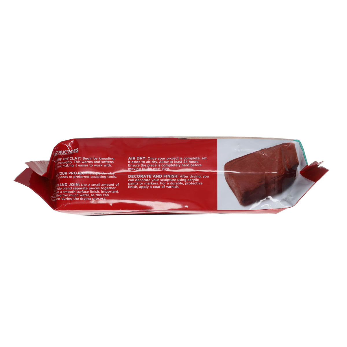 Icon Air Hardening Modelling Clay - Terracotta - 1kg