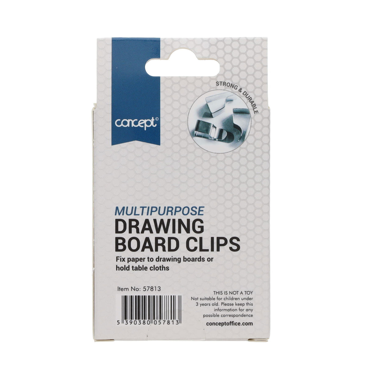 Premier Office Drawing Board Clips - Pack of 4