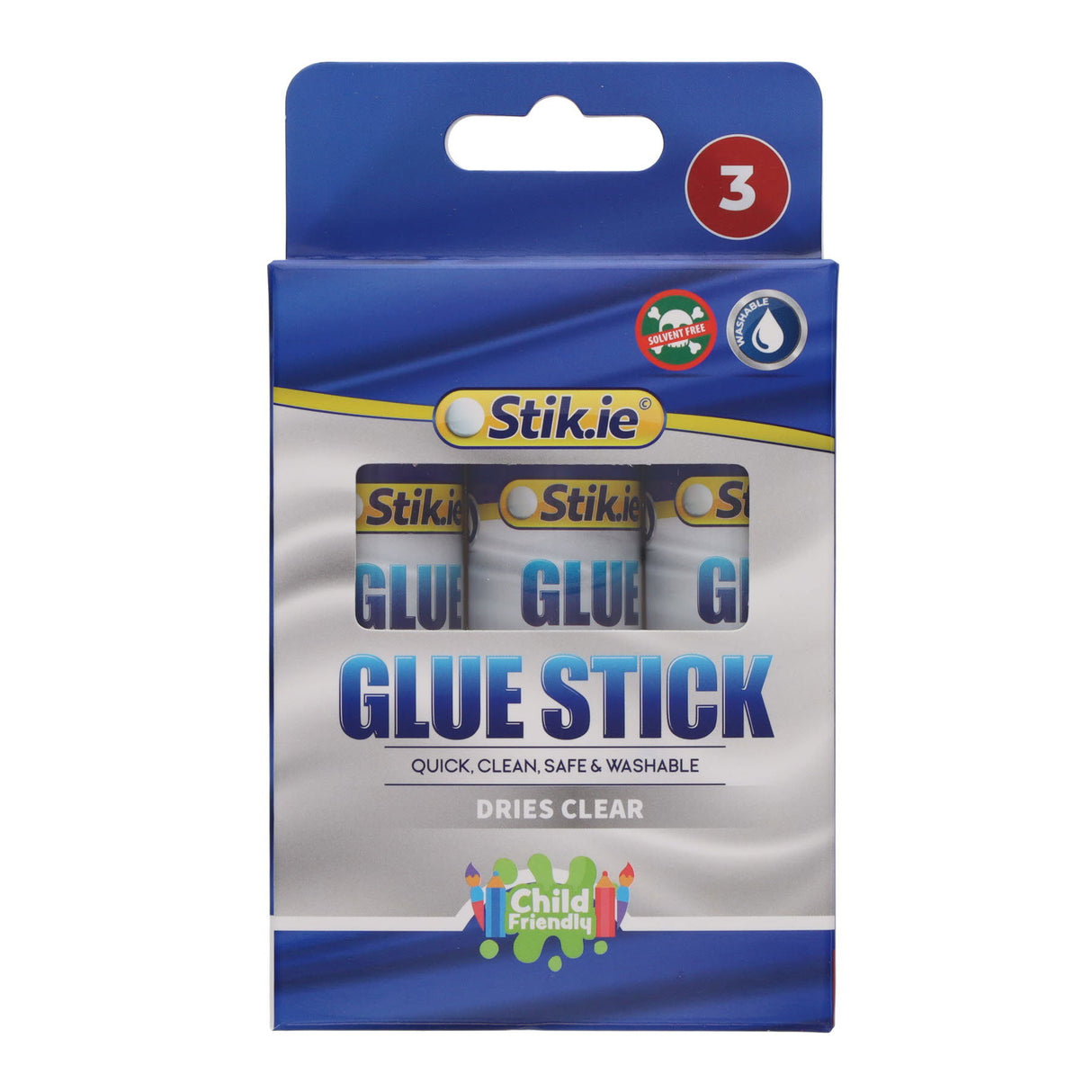 Stik-ie Glue Sticks - 21g - Pack of 3
