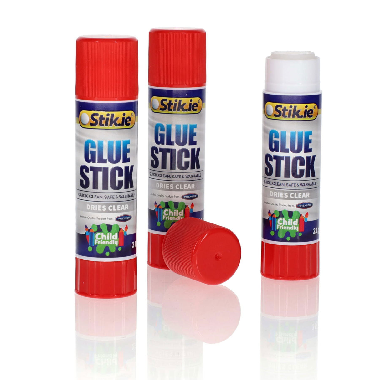 Stik-ie Glue Sticks - 21g - Pack of 3