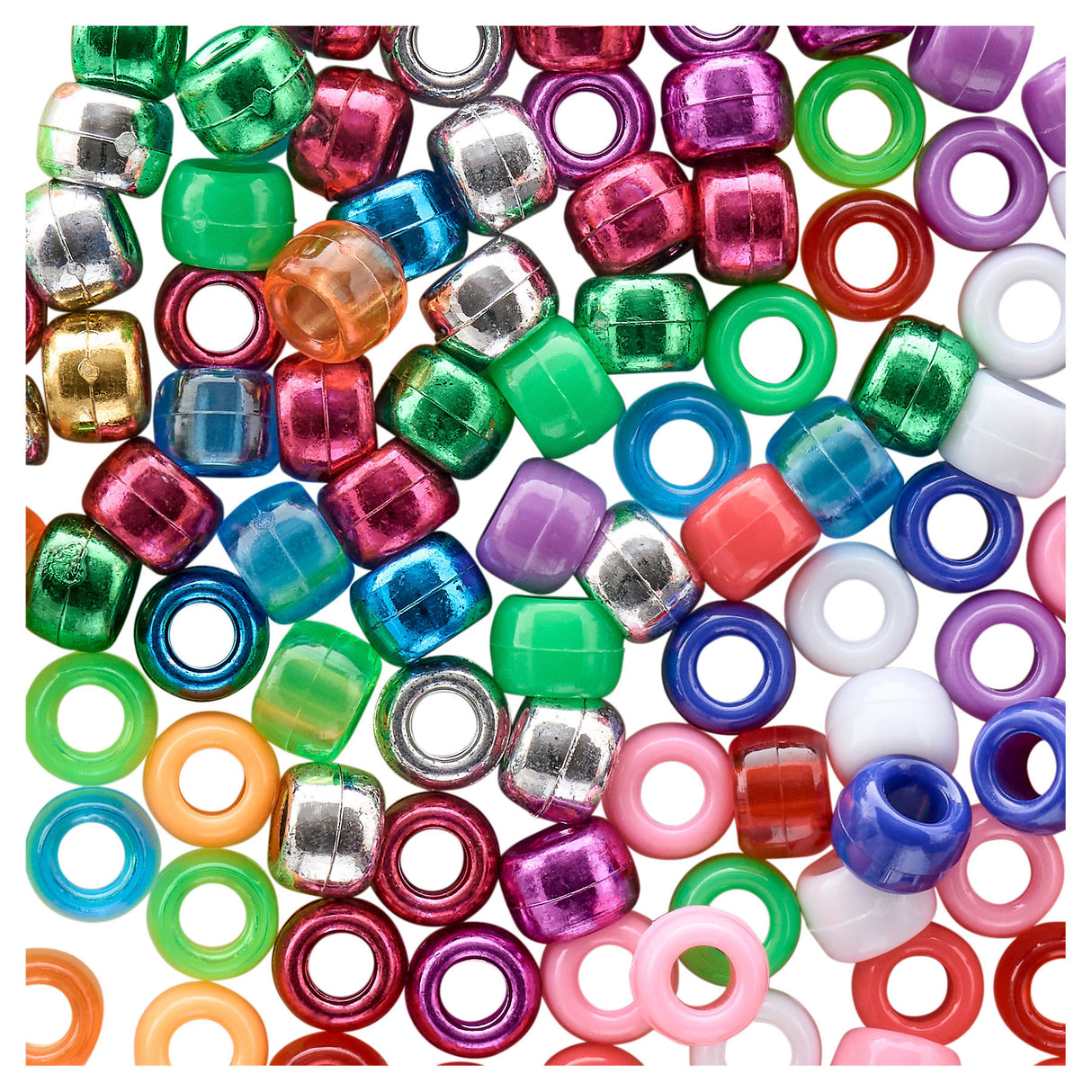 Crafty Bitz Bag of Plastic Beads - 36g