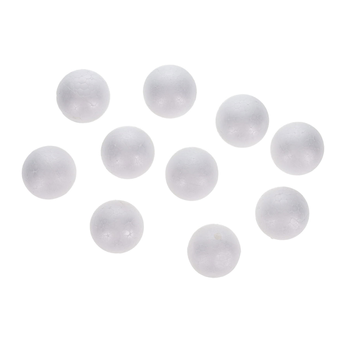 Crafty Bitz Polyestyrene Balls- 5cm - Pack of 10