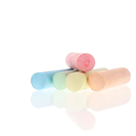 World of Colour Washable Jumbo Sidewalk Chalk - Coloured - Bucket of 15