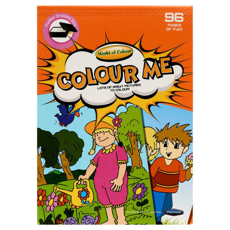 World of Colour A5 Perforated My Little Colouring Book - 96 Pages - Adventures