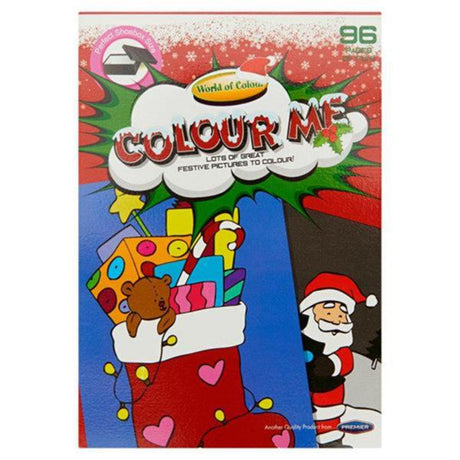 World of Colour A5 Perforated My Little Colouring Book - 96 Pages - Christmas-Kids Colouring Books-World of Colour|StationeryShop.co.uk