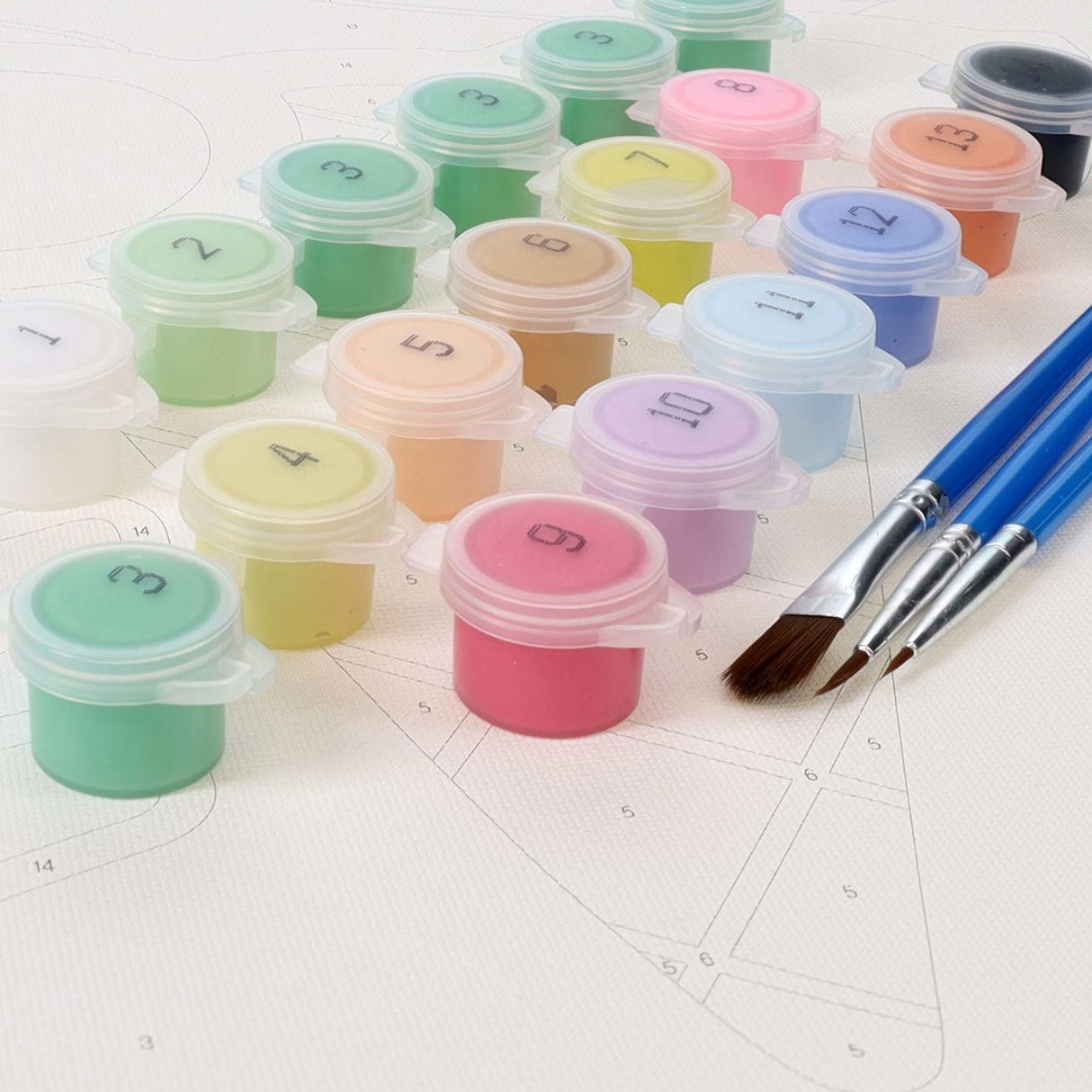 World of Colour Canvas Art Scroll - Ice Cream-Colour-in Canvas-World of Colour|StationeryShop.co.uk