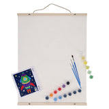 World of Colour Canvas Art Scroll - Rocket-Colour-in Canvas-World of Colour|StationeryShop.co.uk