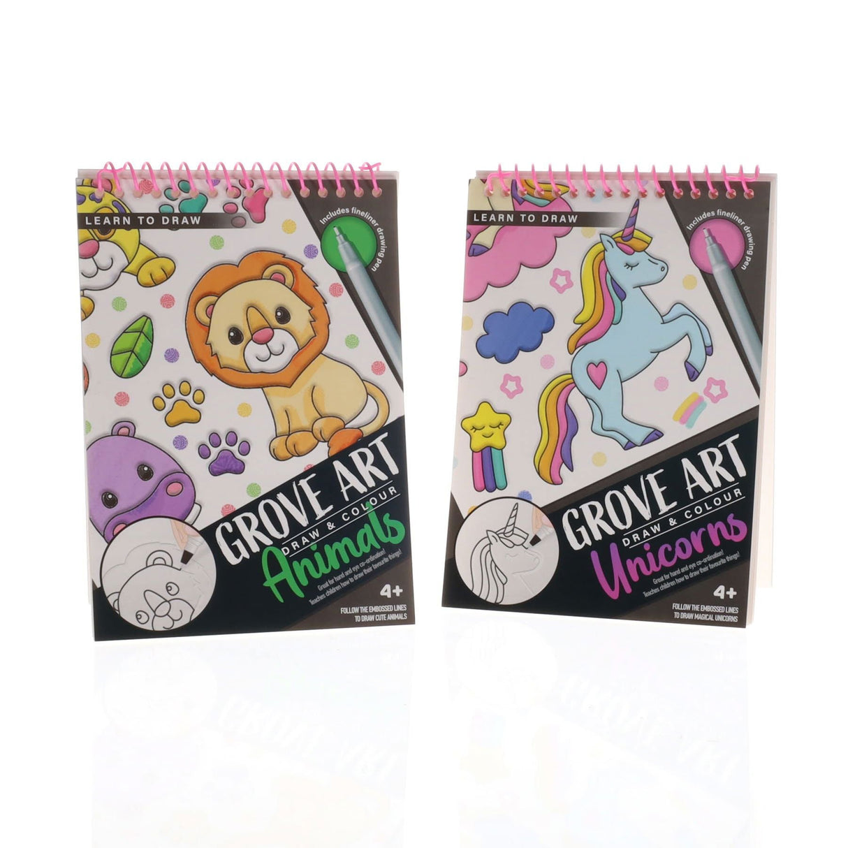 World of Colour Learn-To-Draw Sketch Pad - Lion-Activity Books-World of Colour|StationeryShop.co.uk