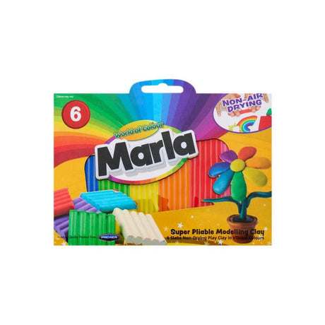 World of Colour Marla Playclay - 100g - Pack of 6-Modelling Clay-World of Colour|StationeryShop.co.uk