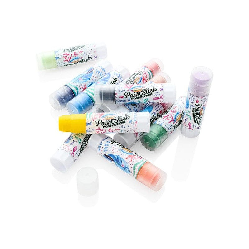 World of Colour Washable Poster Paint Sticks - Pack of 12-Craft Paints-World of Colour|StationeryShop.co.uk