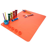 World of Colour Washable Silicone Craft Mat - Coral-Palettes & Knives-World of Colour|StationeryShop.co.uk