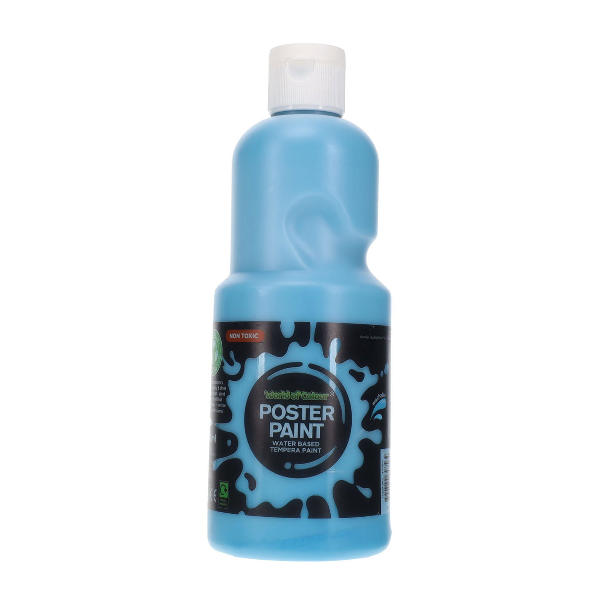World of Colour Poster Paint 500ml - Cyan
