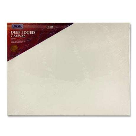 Icon Deep Edged Canvas - 380gsm - 14x18