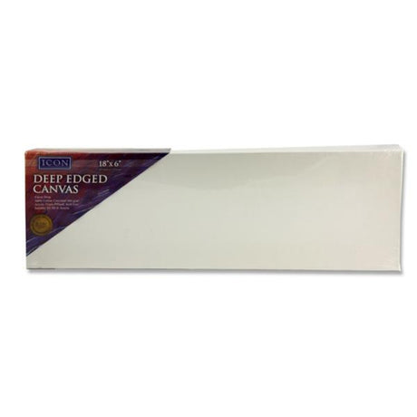 Icon Deep Edged Canvas - 380gsm - 18x6