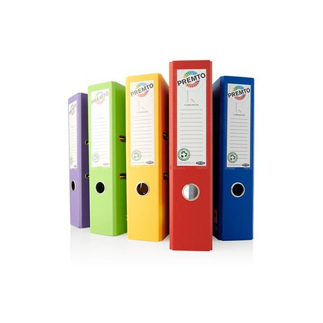 Rainbow bright lever arch file |stationerysuperstore uk