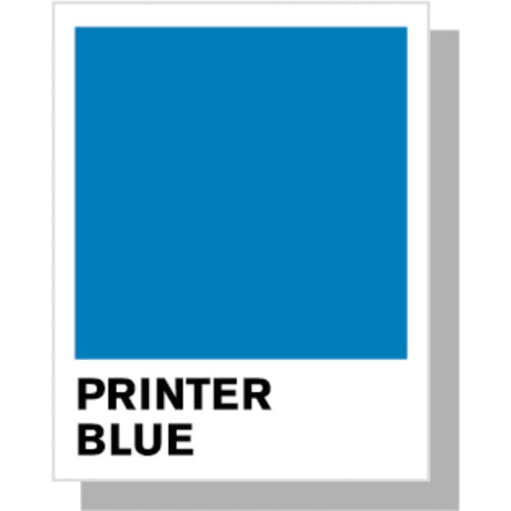 Printer Blue Stationery