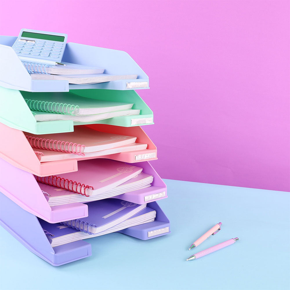 Home Office Colourful Paper Trays