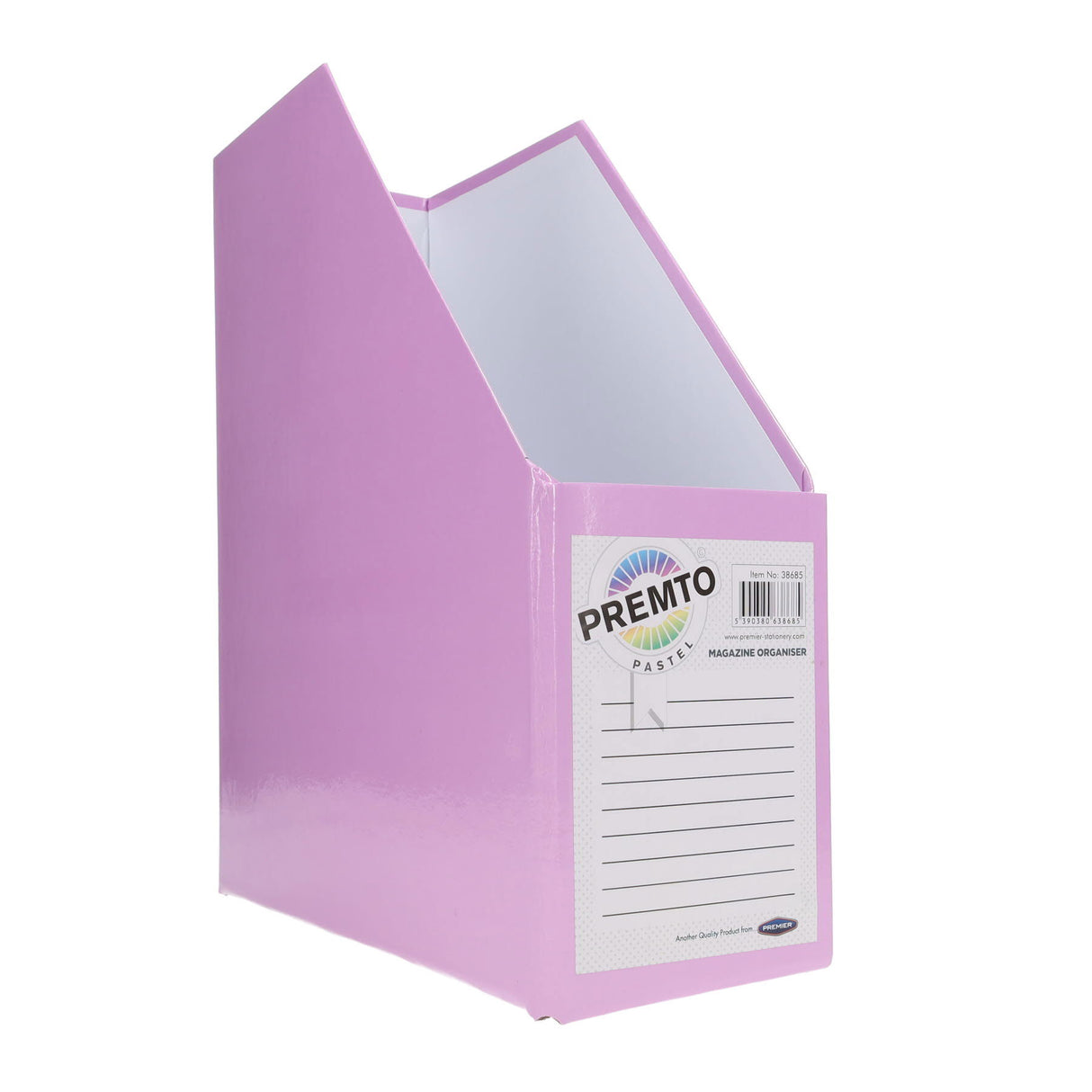 Premto Multipack | Pastel Magazine Organisers - Made of Heavy Duty Cardboard- Pack of 5