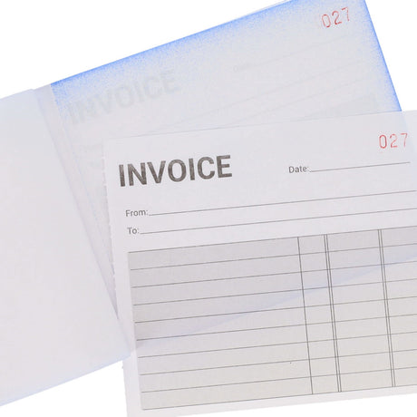 Concept 4X5 Carbonless Invoice Duplicate Book - 100 Pages