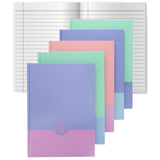 Premto Pastel Fusion A4 Hardcover Notebook - Lay Flat 160pg - Pack of 5