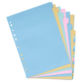 Concept A-Z Alphabetical Subject Dividers - 160 gsm - 20 Tabs